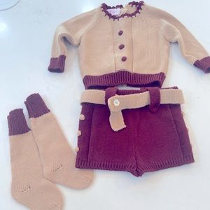 Baby Boys Spanish Knit Outfit! Size 6 months